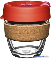Многоразовый стакан KeepCup Brew Cork S Daybreak 227мл (красный) - фото