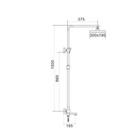 Душевая система Rose R1096 - фото2