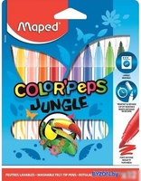 Фломастеры Maped Jungle 845420 (12шт) - фото