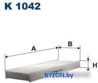 Filtron K1042 - фото