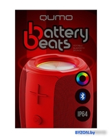 Беспроводная колонка QUMO BatteryBeats (красный) - фото2