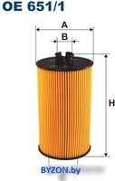 Масляный фильтр Filtron OE 651/1 - фото