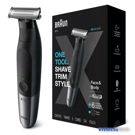 Триммер для бороды и усов Braun XT5200 Триммер для бороды и усов Braun XT5200