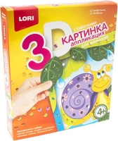 Набор для создания поделок/игрушек Lori Картинка 3D. Улитка Пм-005 - фото