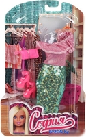 Одежда для кукол Карапуз Для Софии SETDRESS-4-S-BB - фото