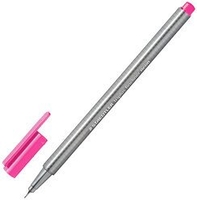 Ручка капиллярная Staedtler Триплюс 334-221 (розовый неон) - фото