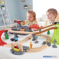 Набор железной дороги Hape Строительный комплекс E3764 - фото2