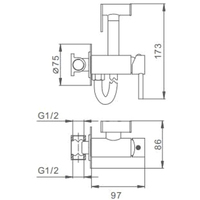 Смеситель FRAP F7505-6 - фото2