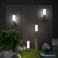Уличный настенный светильник Elektrostandard Techno Led 1534 (серый) - фото2