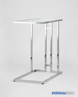 Журнальный столик Stool Group Бостон 50x32 EET-061-C (прозрачное стекло/сталь серебристый) - фото