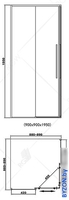 Душевой уголок RGW SV-31B 90x90 (черный/прозрачное стекло) - фото2