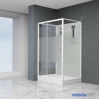 Душевая кабина RGW AN-207 411320792-95 90x120 (белый/прозрачно-матовое стекло) - фото