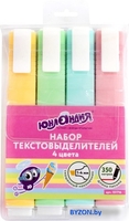 Набор текстовыделителей Юнландия Colorstar Pastel 151716 (4шт) - фото