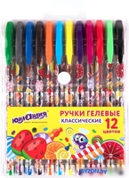 Набор гелевых ручек Юнландия 142800 (12шт) - фото