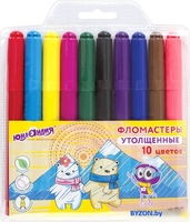 Фломастеры Юнландия Юнландик в Арктике 151429 (10шт) - фото