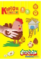 Набор цветного картона Каляка-Маляка КЦКМ16 (8 цв) - фото