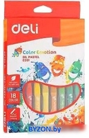 Пастель масляная Deli Color Emotions С20110 (18 цв) - фото