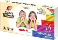 Пластилин Луч Школа творчества 29С 1764-08 (15 цв) - фото
