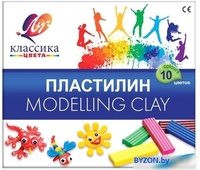Пластилин Луч Классика 7С 304-08 (10 цв) - фото