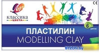 Пластилин Луч Классика 12С 878-08 (6 цв) - фото