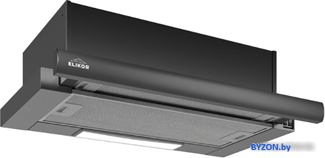 Кухонная вытяжка Elikor Slide 60П-430 (черный/черный) (211933) Кухонная вытяжка Elikor Slide 60П-430 (черный/черный) (211933)