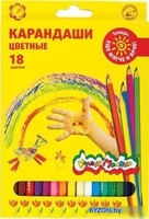 Набор цветных карандашей Каляка-Маляка ККМ18 (18 цв) - фото