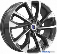 Литые диски K&K Роквуд 17x7" 5x108мм DIA 63.35мм ET 45мм Алмаз черный - фото