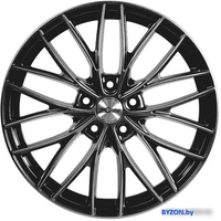 Литые диски X'trike X-130 18x7.5" 5x114.3мм DIA 66.1мм ET 45мм BK/FP - фото