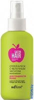 Спрей Belita Satin Hair Сверкающие волосы с яблочным уксусом 150 мл - фото