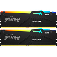 Оперативная память Kingston FURY Beast RGB 2x8ГБ DDR5 5200 МГц KF552C40BBAK2-16 - фото
