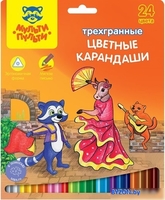 Набор цветных карандашей Мульти-пульти Енот в Испании CP_10758 (24 цвета) - фото