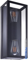 Уличный настенный светильник Arte Lamp Belfast A4569AL-2BK - фото