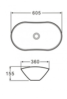 Умывальник BelBagno BB1404-H301 - фото2