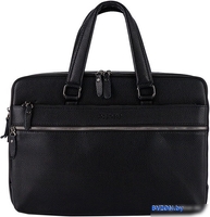 Мужская сумка Poshete 249-8193-8-BLK (черный) - фото