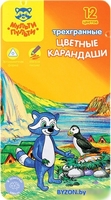 Набор цветных карандашей Мульти-пульти Енот в Исландии CP_14749 (12 цветов) - фото