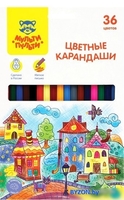 Набор цветных карандашей Мульти-пульти Невероятные приключения CP_41051 (36 цветов) - фото