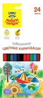 Набор цветных карандашей Мульти-пульти Невероятные приключения CP_41055 (24 цвета) - фото