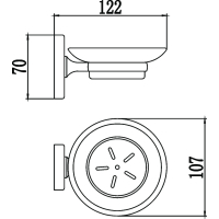 Мыльница Savol S-007059 - фото2