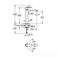 Смеситель Grohe Eurosmart cosmopolitan 23921000 - фото2