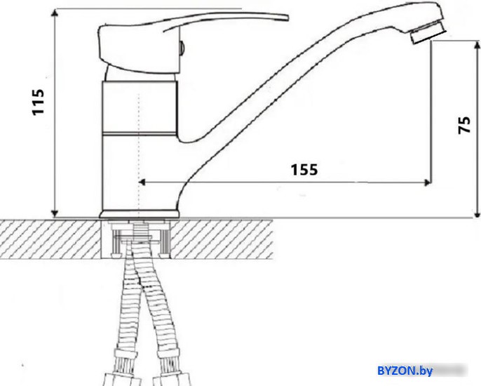 Смеситель Wisent WP45240-2 Смеситель Wisent WP45240-2