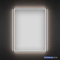 Wellsee Зеркало с фронтальной LED-подсветкой 7 Rays' Spectrum 172201220, 55 х 70 см (с сенсором и регулировкой яркости освещения) - фото