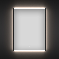 Wellsee Зеркало с фронтальной LED-подсветкой 7 Rays' Spectrum 172201240, 55 х 80 см (с сенсором и регулировкой яркости освещения) - фото