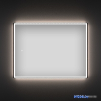 Wellsee Зеркало с фронтальной LED-подсветкой 7 Rays' Spectrum 172201290, 80 х 60 см (с сенсором и регулировкой яркости освещения) - фото