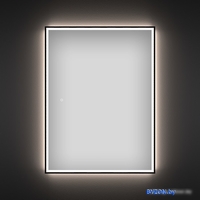 Wellsee Зеркало с фронтальной LED-подсветкой 7 Rays' Spectrum 172201380, 80 х 100 см (с сенсором и регулировкой яркости освещения) - фото