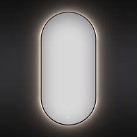 Wellsee Зеркало с фоновой LED-подсветкой 7 Rays' Spectrum 172201500, 40 х 80 см (с сенсором и регулировкой яркости освещения) - фото