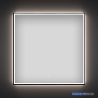 Wellsee Зеркало с фронтальной LED-подсветкой 7 Rays' Spectrum 172200400, 50 х 50 см (с сенсором и регулировкой яркости освещения) - фото
