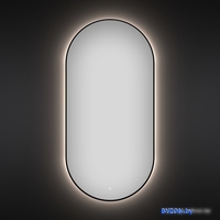 Wellsee Зеркало с фоновой LED-подсветкой 7 Rays' Spectrum 172201520, 50 х 90 см (с сенсором и регулировкой яркости освещения) - фото