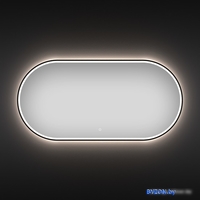 Wellsee Зеркало с фронтальной LED-подсветкой 7 Rays' Spectrum 172201630, 100 х 55 см (с сенсором и регулировкой яркости освещения) - фото