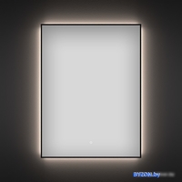 Wellsee Зеркало с фоновой LED-подсветкой 7 Rays' Spectrum 172200920, 55 х 80 см (с сенсором и регулировкой яркости освещения) - фото