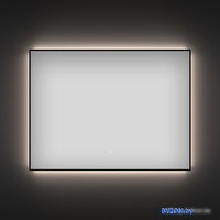 Wellsee Зеркало с фоновой LED-подсветкой 7 Rays' Spectrum 172201030, 100 х 70 см (с сенсором и регулировкой яркости освещения) - фото
